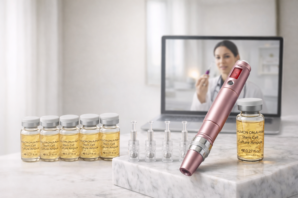 Kit Microneedling Pro à Domicile à l'ADN de saumon