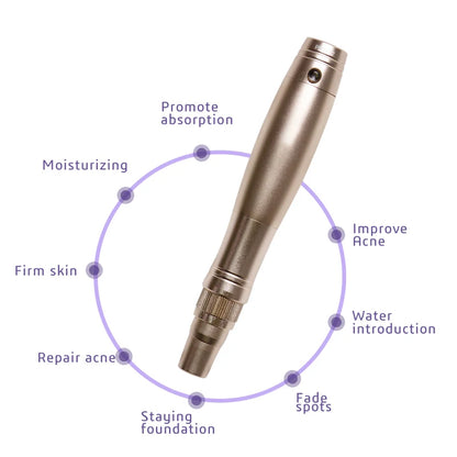 Stylo Derma Sans Fil – Microneedling & Soin de la Peau